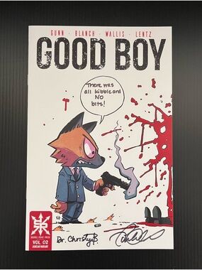 GOOD BOY VOL 2 #1 Ashcan Variant - Blank “Remarked” - Signed W/COA JJ’S COMICS